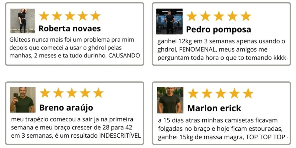 Ghdrol funciona? Saiba tudo sobre a composição, benefícios, possíveis efeitos colaterais e resultados! 3 Ghdrol avaliações